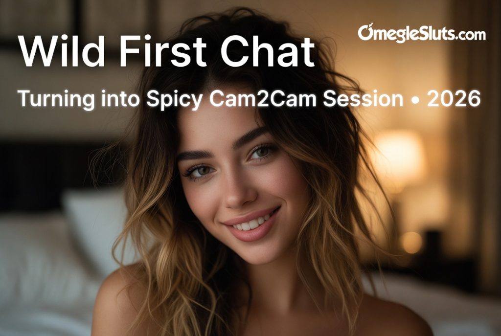 Wild first chat on adult Omegle turning into spicy cam2cam session
