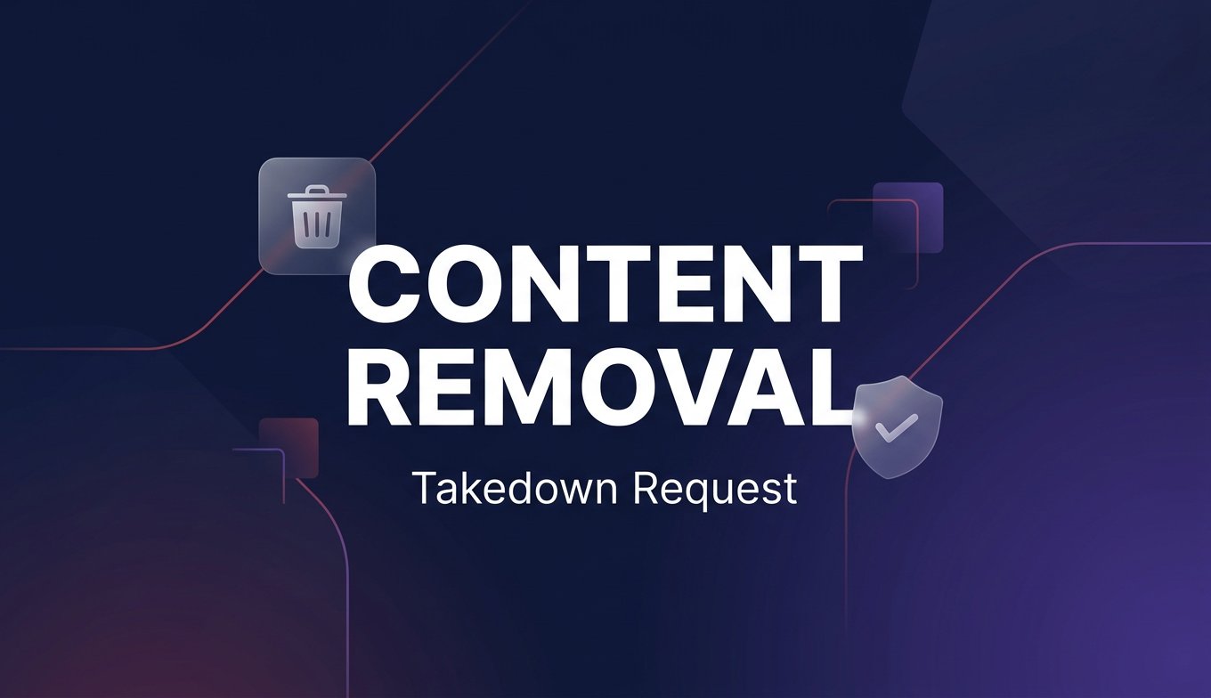 Content Removal Takedown Request – SlutOmegle