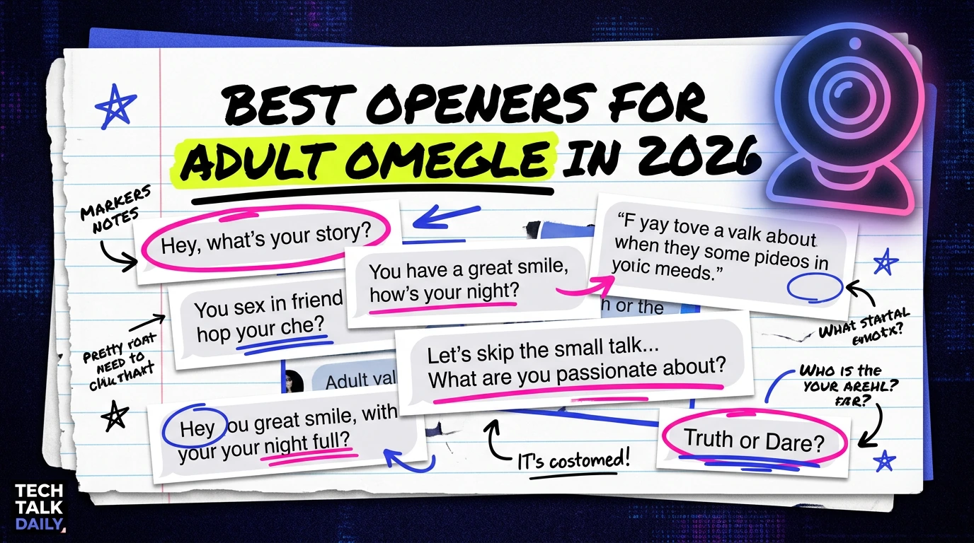 Best openers for adult Omegle in 2026