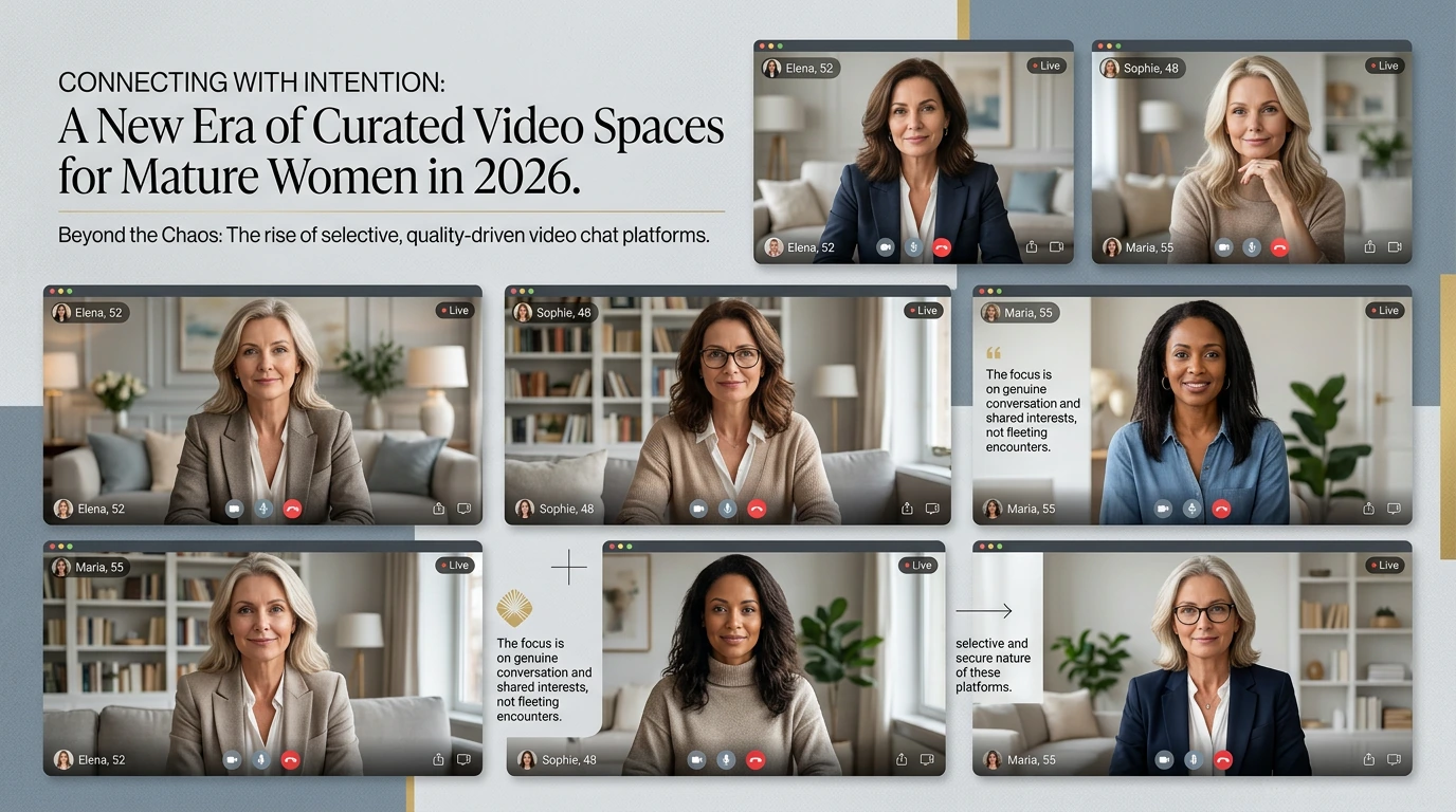 Adult random video chat platforms with a mature chat vibe in 2026