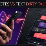 Voice notes vs text dirty talk in 2026