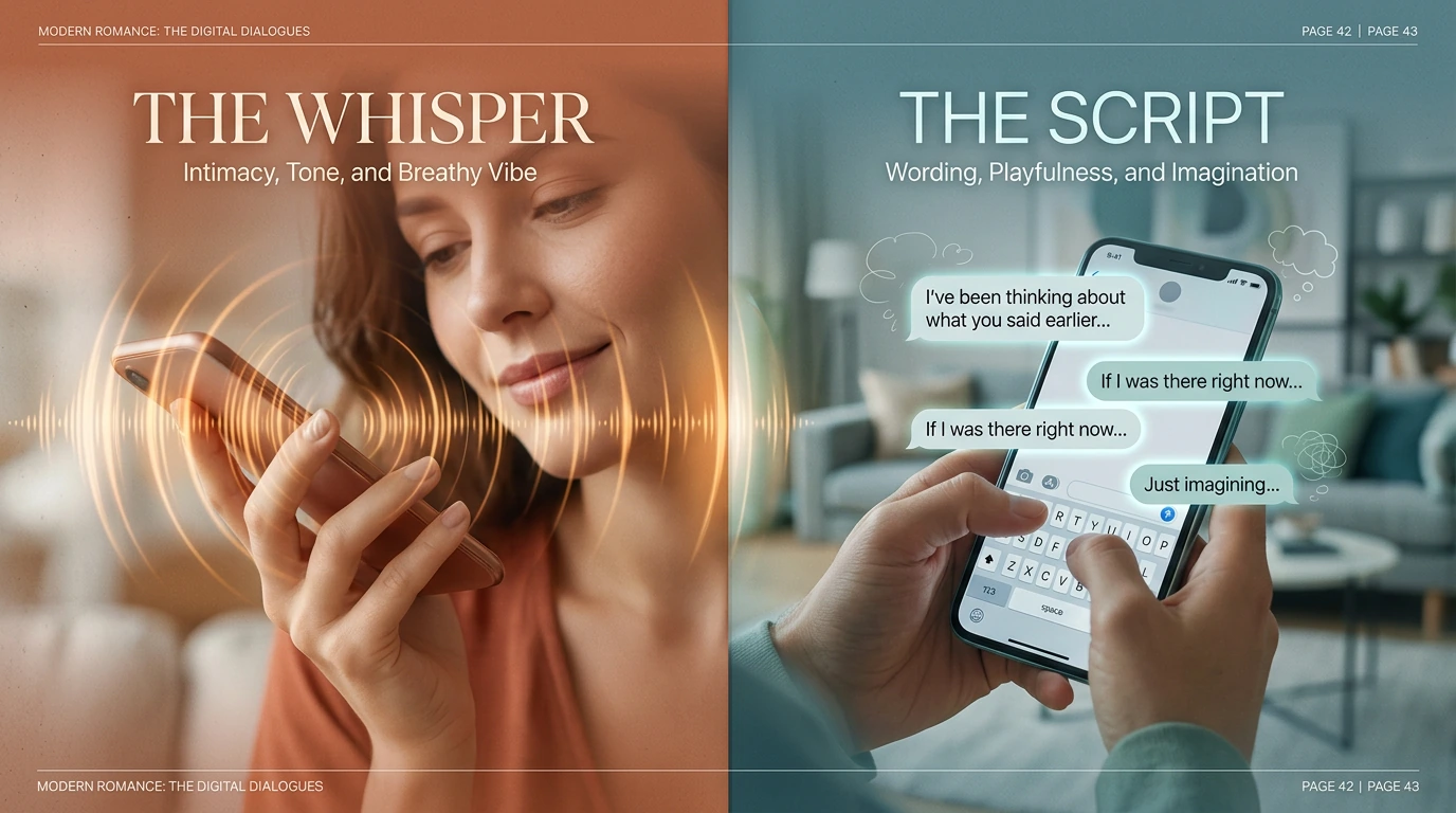 Voice notes versus text dirty talk seduction in 2026