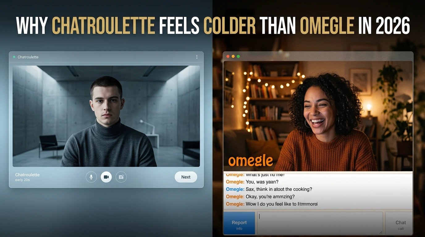 Why Chatroulette feels colder than Omegle in 2026