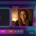 Modern 3 AM omegle match UI